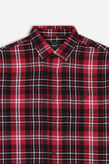 CAMICIA A QUADRI FLANELLA  ROSSO