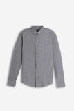 CAMICIA CON QUADRI FLANELLA M GRIGIO