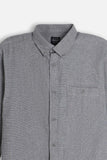 CAMICIA CON QUADRI FLANELLA M GRIGIO