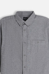 CAMICIA CON QUADRI FLANELLA M GRIGIO