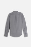 CAMICIA CON QUADRI FLANELLA M GRIGIO
