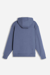 FELPA CON CAPPUCCIO E MARSUPIO OVER FIT POLVERE