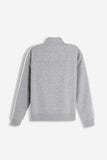 Felpa full zip uomo relaxed fit vista posteriore