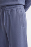 PANTALONE JOGGER IN FELPA OVER FIT POLVERE