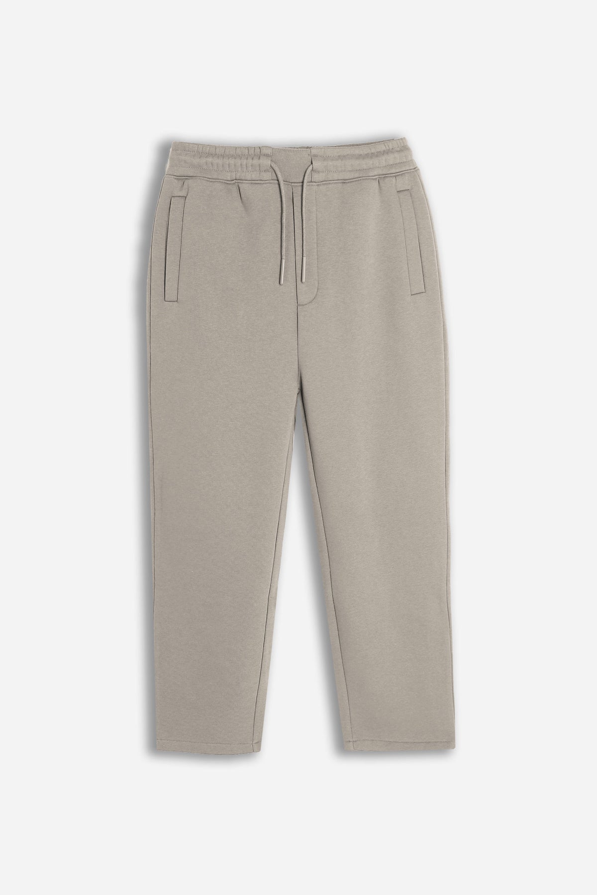 PANTALONE JOGGER IN FELPA OVER FIT TORTORA