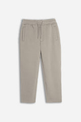 PANTALONE JOGGER IN FELPA OVER FIT TORTORA