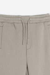 PANTALONE JOGGER IN FELPA OVER FIT TORTORA