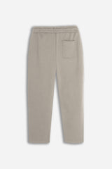 PANTALONE JOGGER IN FELPA OVER FIT TORTORA