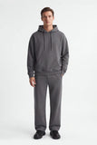 PANTALONE JOGGER IN FELPA OVER FIT ANTRACITE