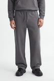 PANTALONE JOGGER IN FELPA OVER FIT ANTRACITE