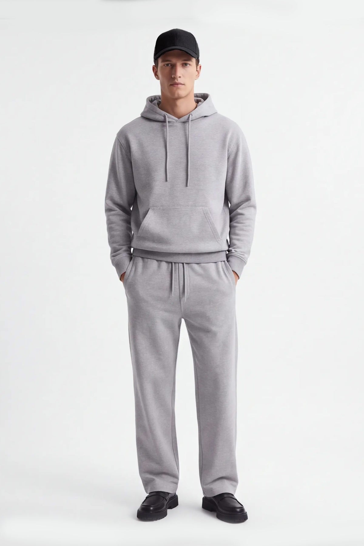 PANTALONE JOGGER IN FELPA OVER FIT M G.MEDIO