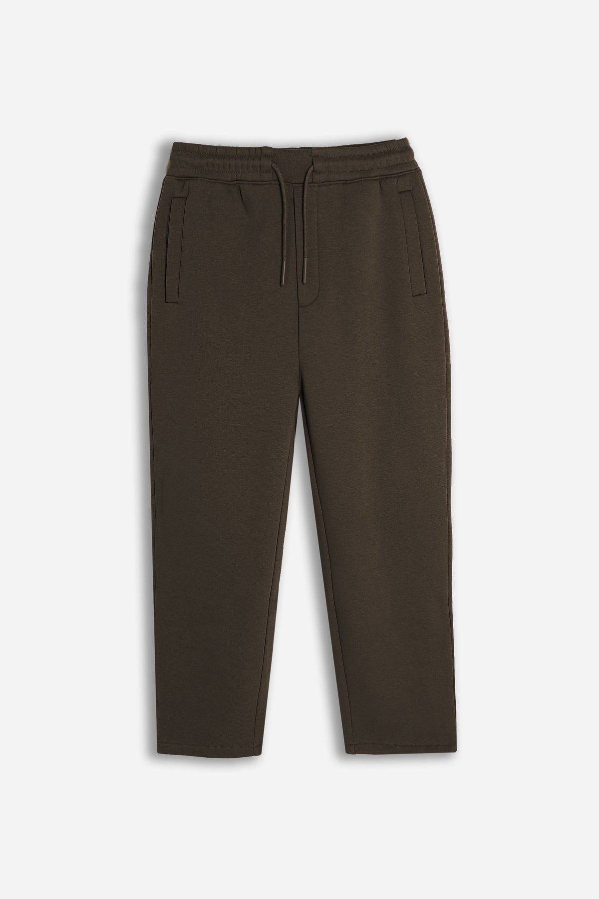 PANTALONE JOGGER IN FELPA OVER FIT MARRONE