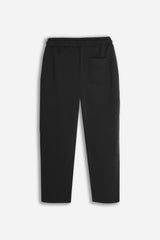 PANTALONE JOGGER IN FELPA OVER FIT NERO