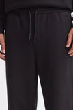 PANTALONE JOGGER IN FELPA OVER FIT NERO