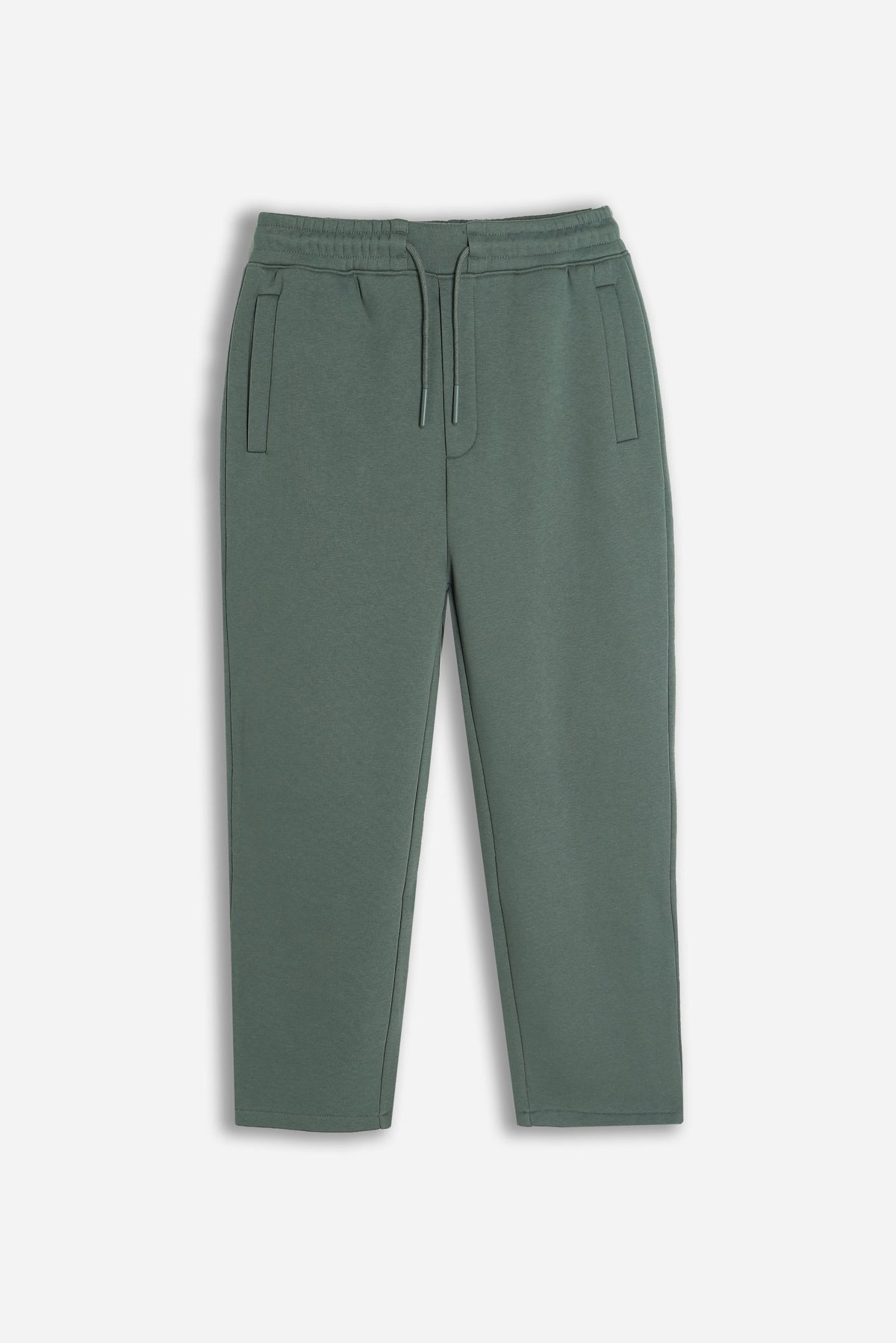 PANTALONE JOGGER IN FELPA OVER FIT VERDE BOSCO