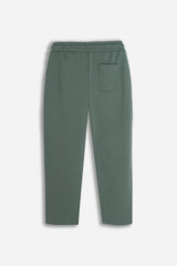 PANTALONE JOGGER IN FELPA OVER FIT VERDE BOSCO