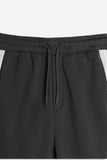 PANTALONE JOGGER IN FELPA CON BANDA LATERALE NERO