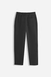 PANTALONE JOGGER IN FELPA CON BANDA LATERALE NERO