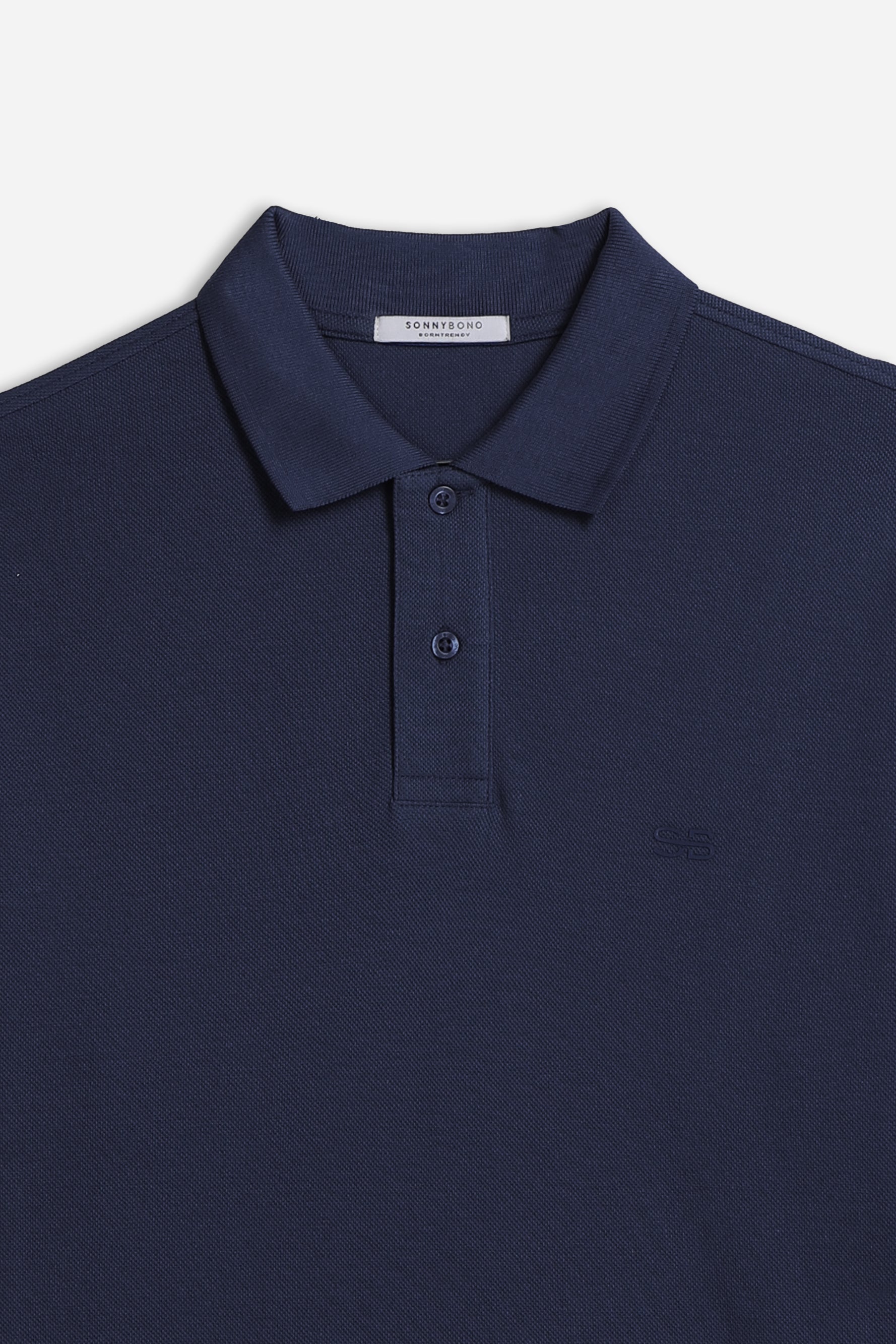 POLO BASIC PIQUET BLEU