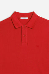 POLO BASIC PIQUET ROSSO
