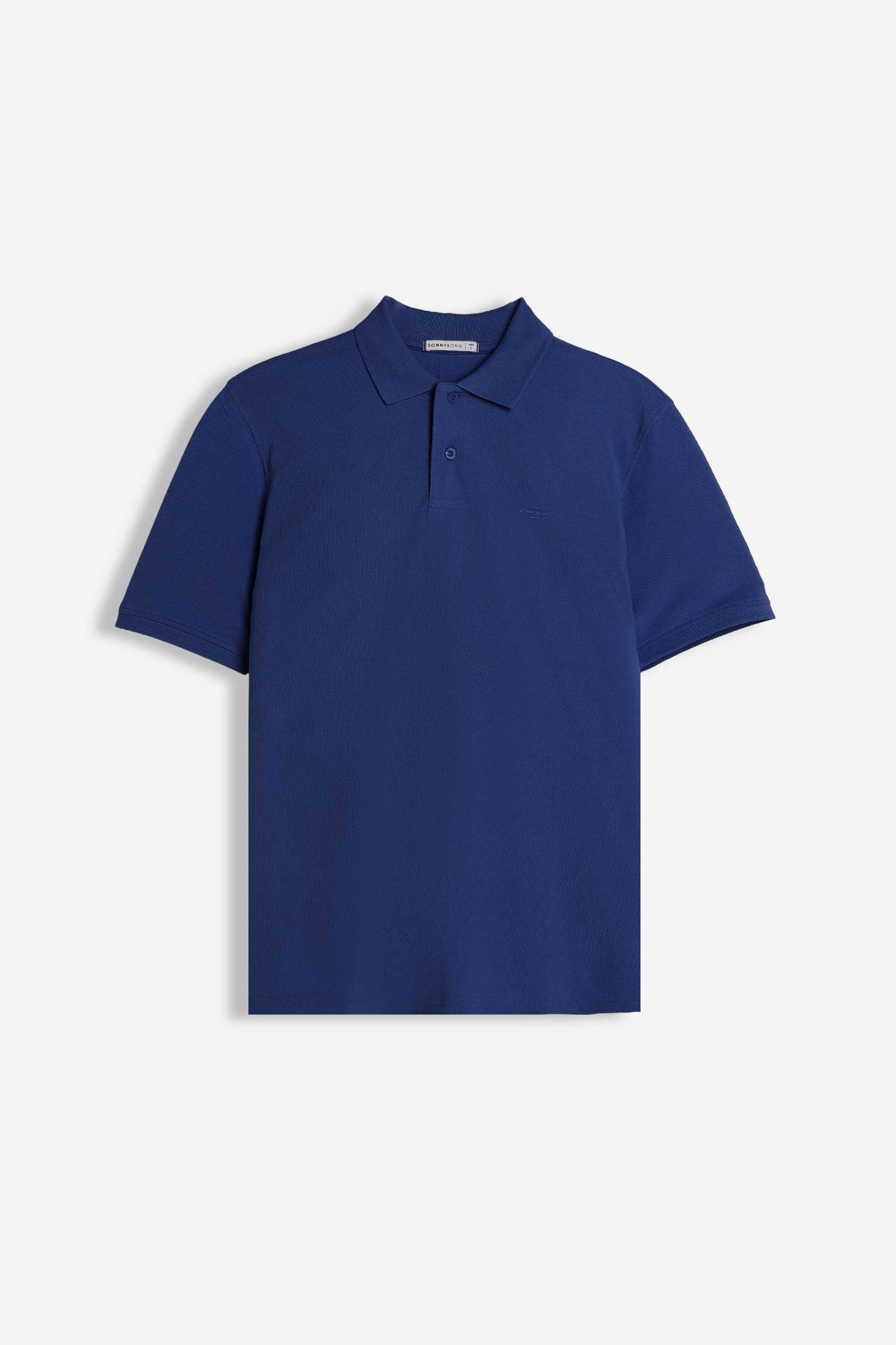 POLO PIQUET BASIC TINTA UNITA E LOGO ROYAL