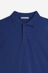 POLO PIQUET BASIC TINTA UNITA E LOGO ROYAL