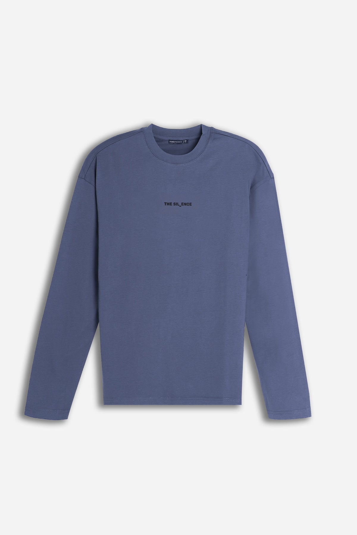 T-SHIRT GIROCOLLO STAMPATA MANICA LUNGA POLVERE