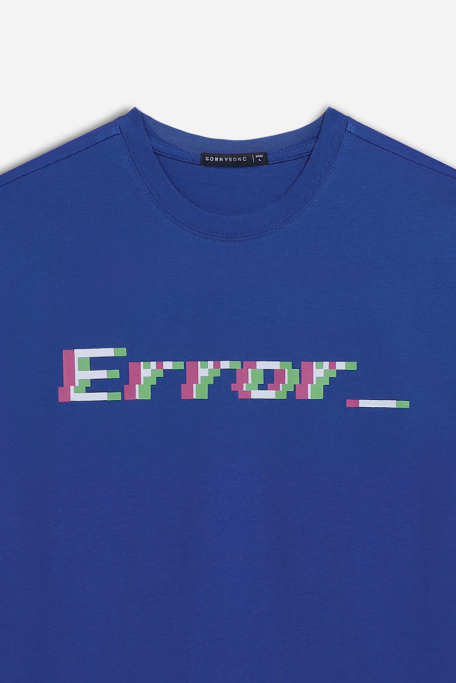 T-SHIRT GIROCOLLO STAMPATA MANICA LUNGA BLUETTE