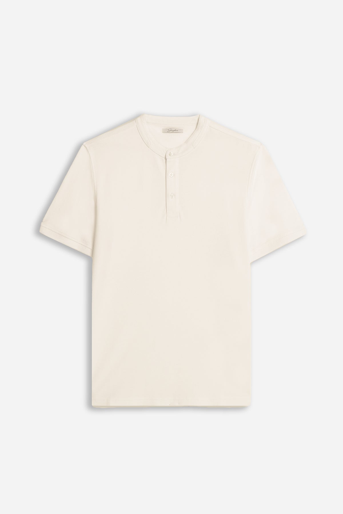 POLO COREANA IN PIQUET BEIGE CHIARO