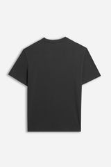 T-SHIRT CON TASCHINO E STAMPA NERO