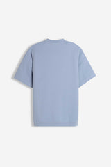 T-SHIRT SCOLLO A V OVER FIT POLVERE