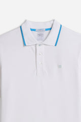 POLO BASIC STRETCH BIANCO