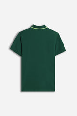 POLO BASIC STRETCH VERDE BOSCO