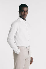CAMICIA IN JERSEY MERCERIZZATO BIANCO