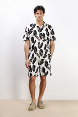 CAMICIA COLLO BOWLING MEZZA MANICA CON TASCHINO F BIANCO