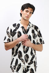 CAMICIA COLLO BOWLING MEZZA MANICA CON TASCHINO F BIANCO