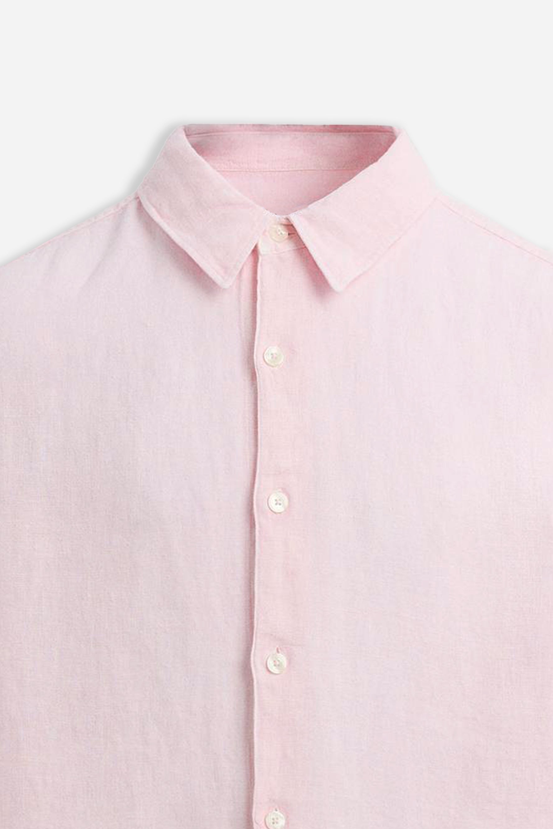 CAMICIA IN PURO LINO ROSA