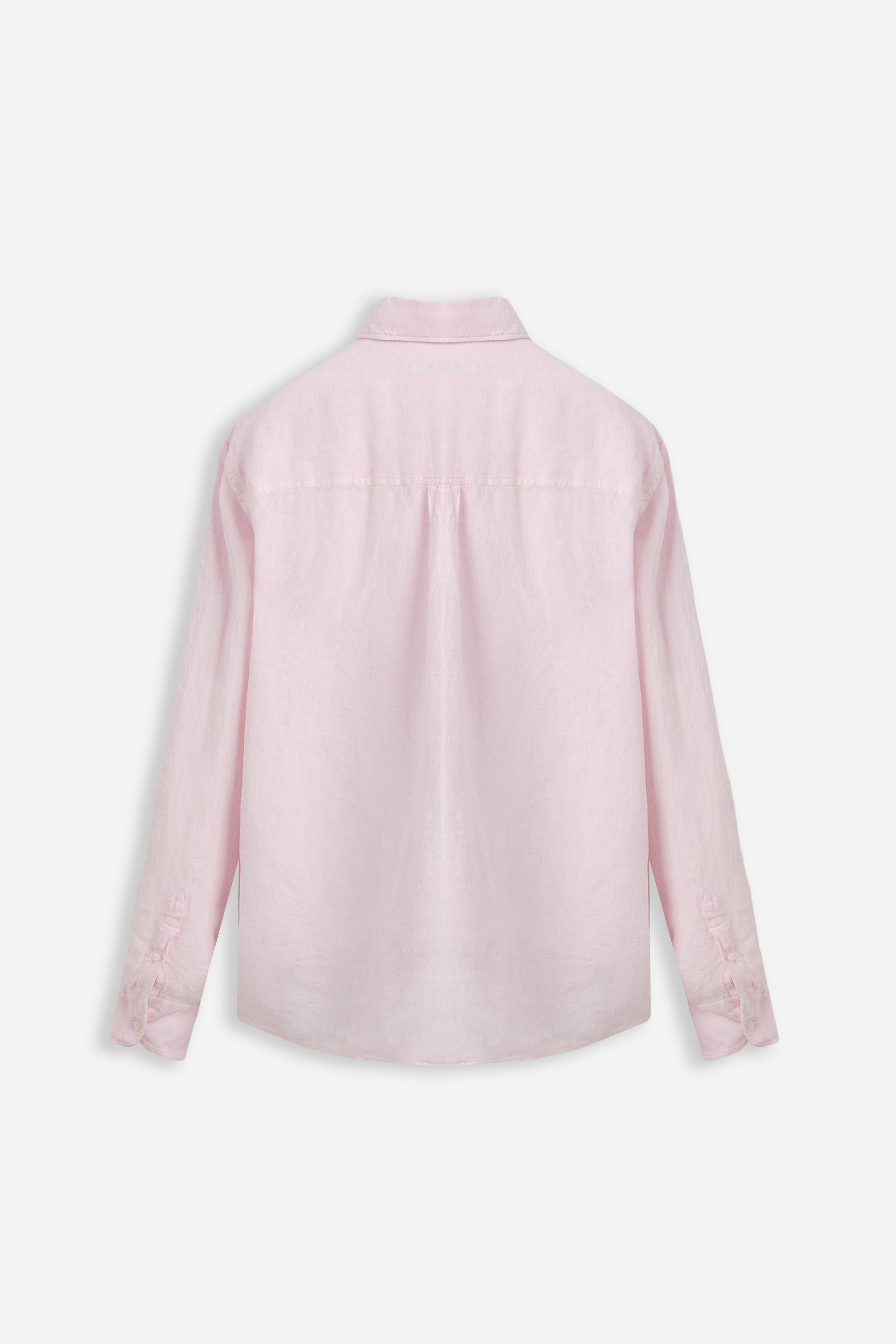 CAMICIA IN PURO LINO ROSA