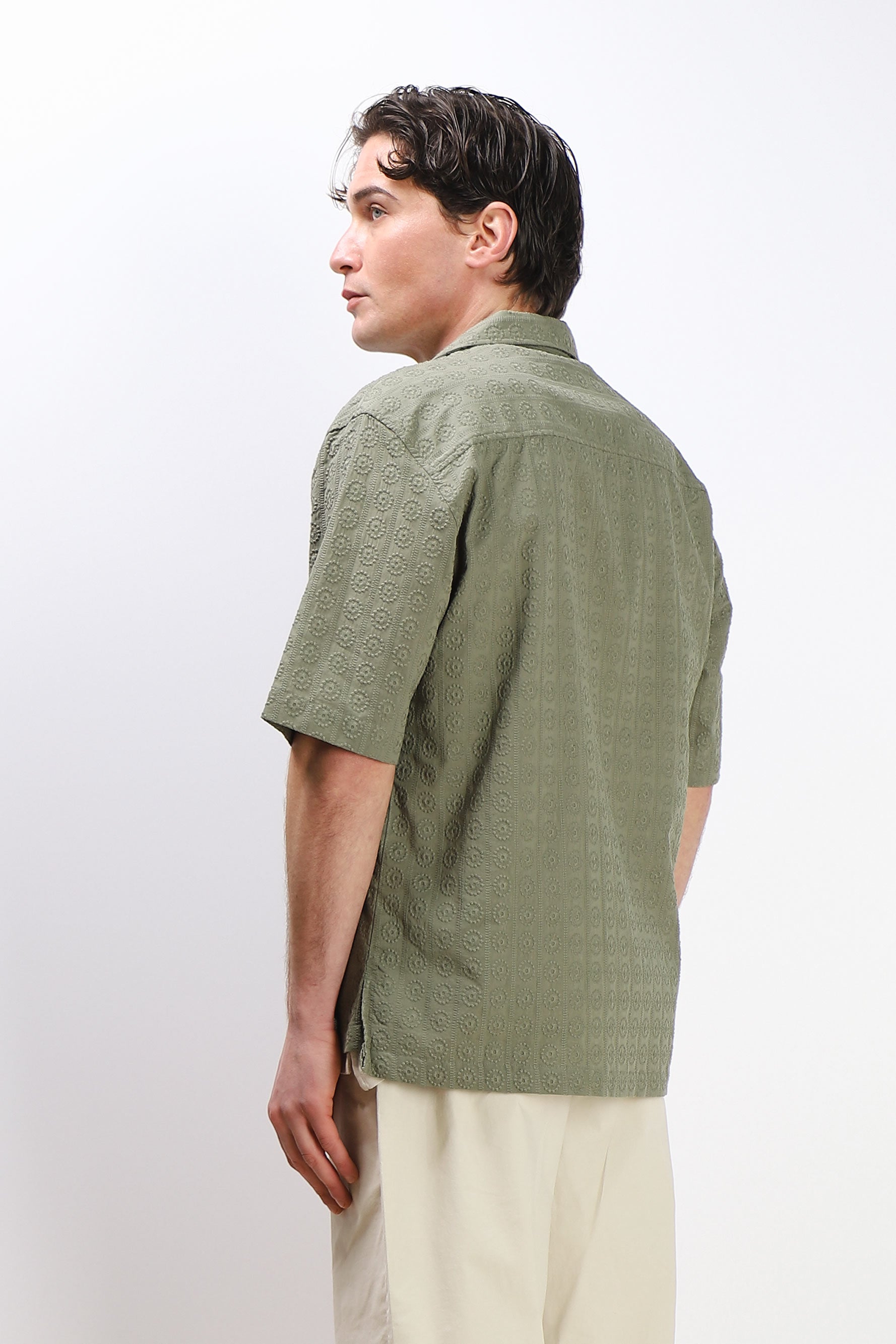 CAMICIA SAN GALLO MEZZA MANICA VERDE MILITARE