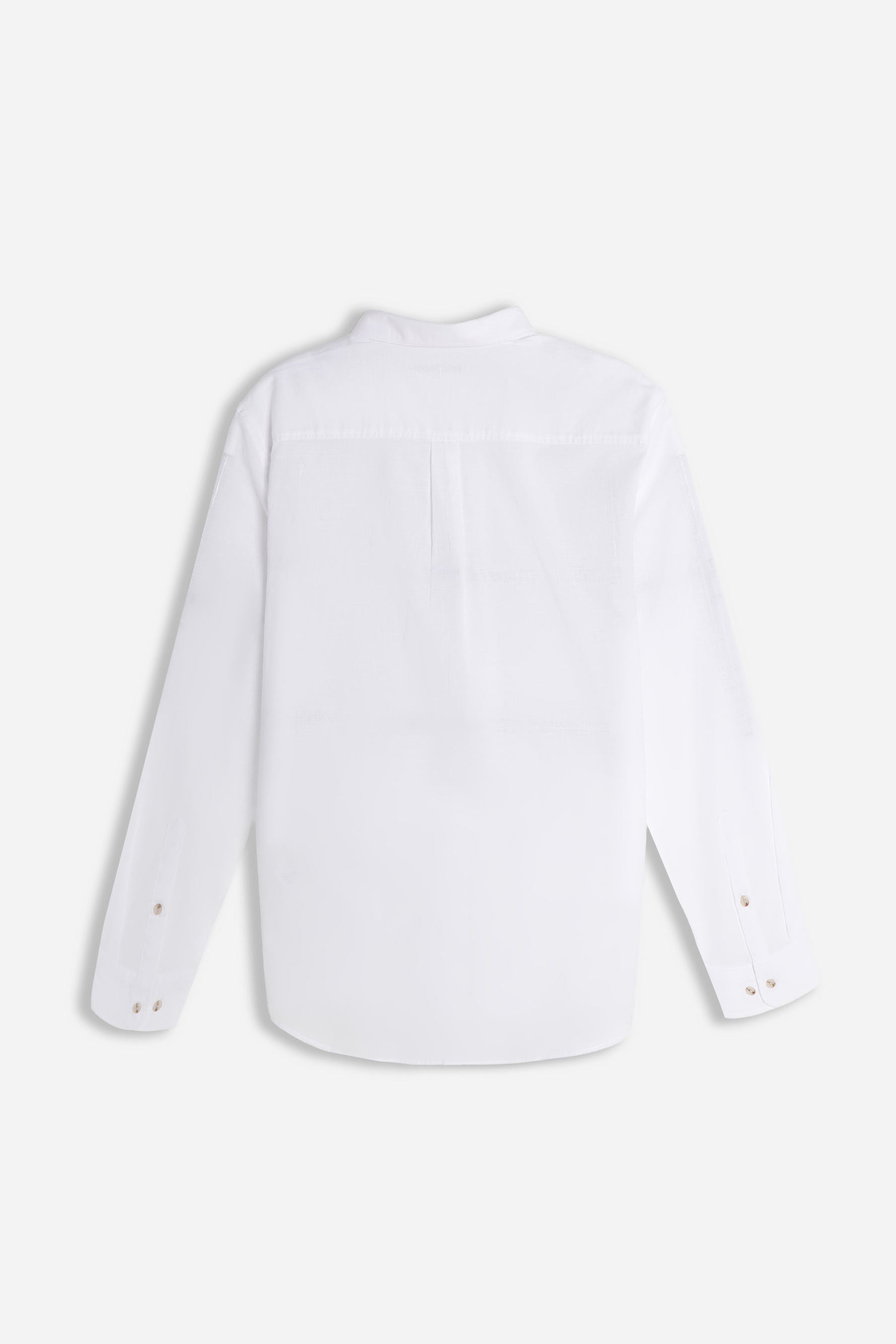 CAMICIA COTONE SLUB BIANCO