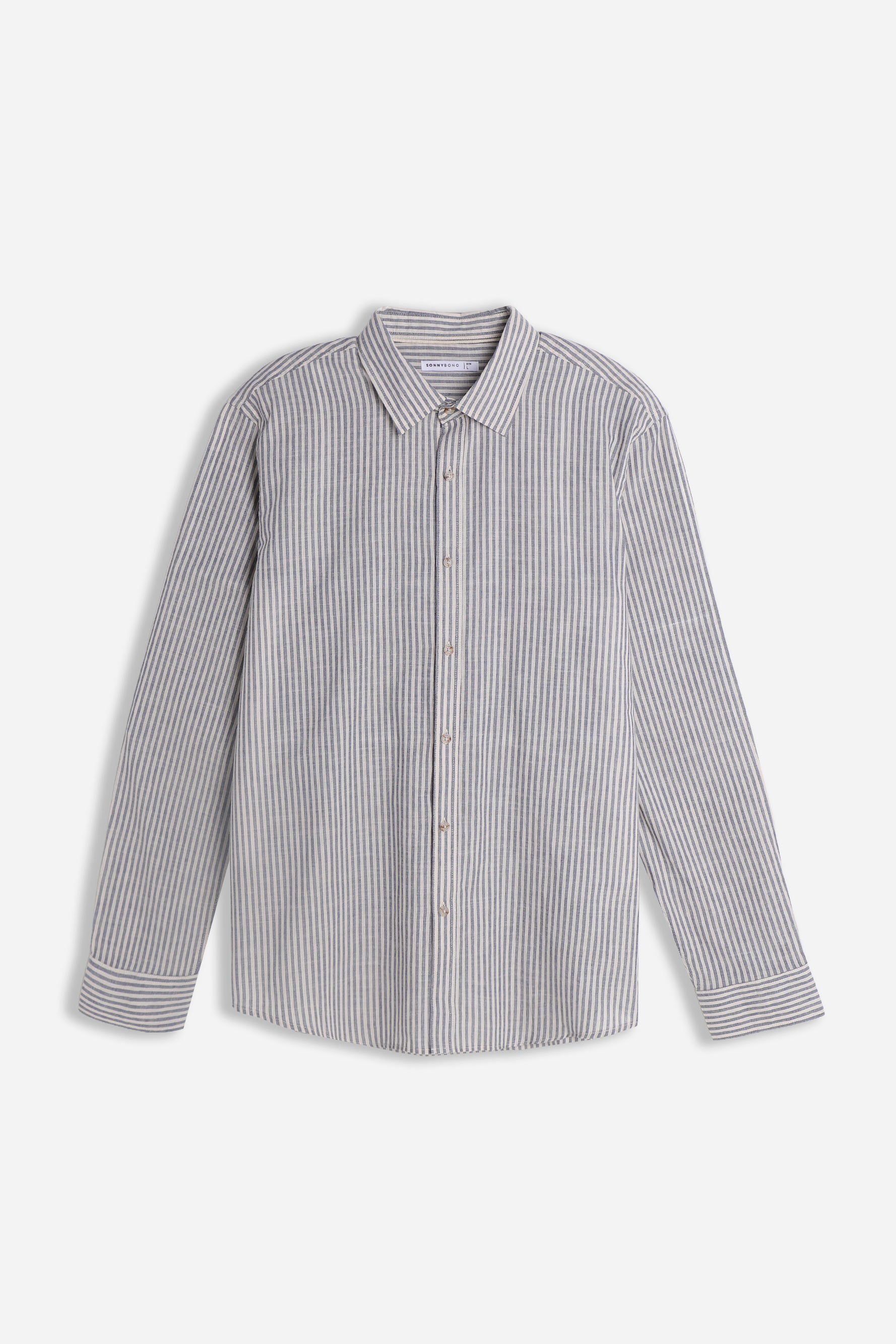 CAMICIA COTONE SLUB BEIGE