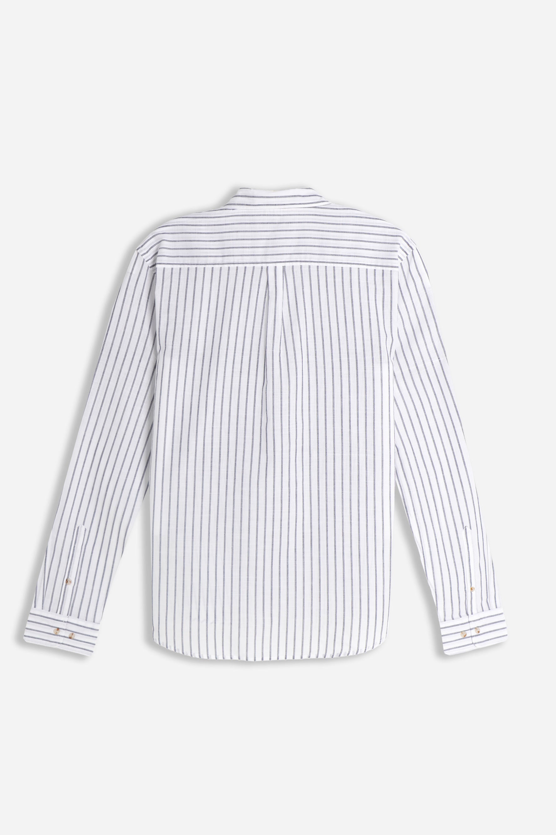 CAMICIA COTONE SLUB F BLU