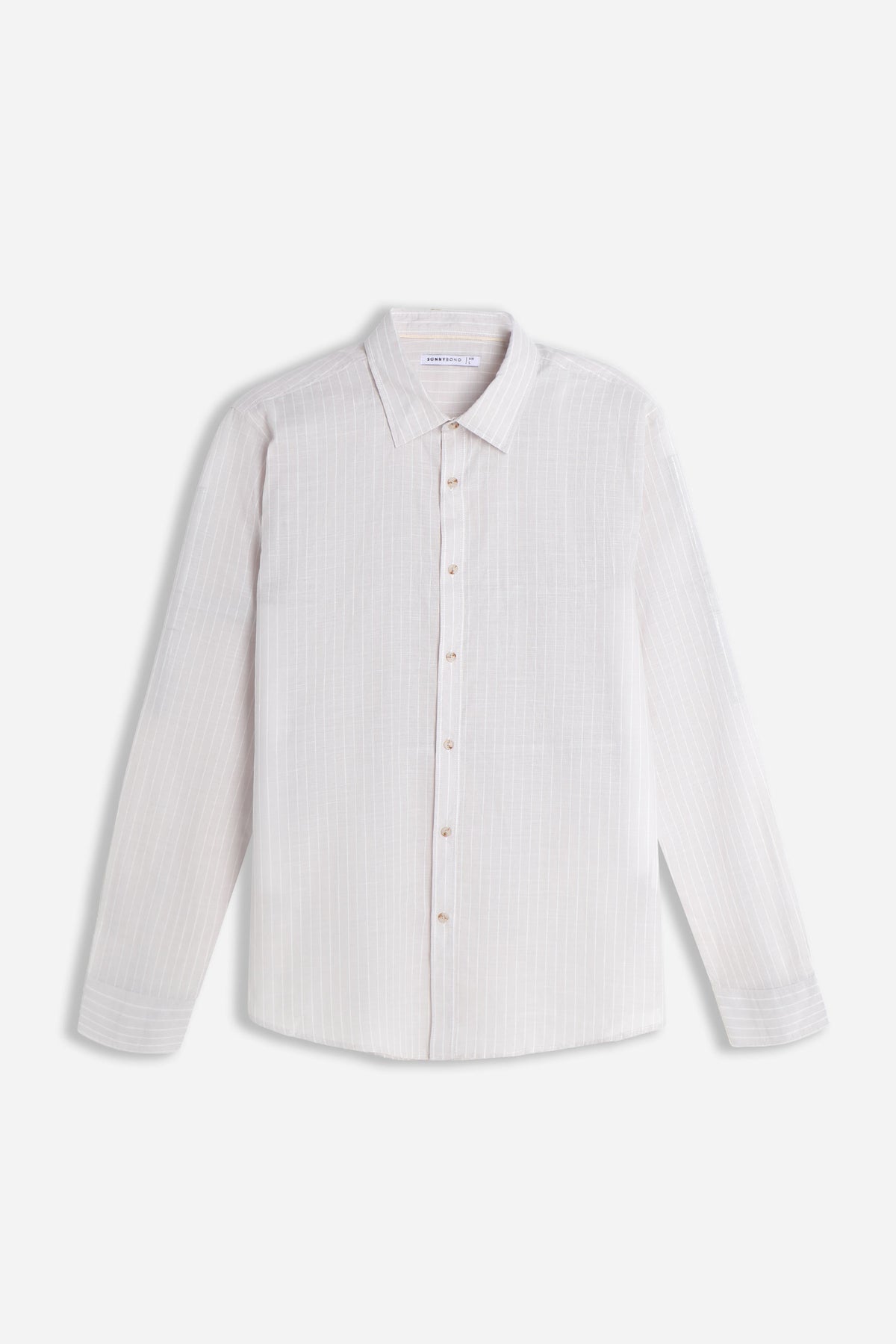 CAMICIA COTONE SLUB GRIGIO