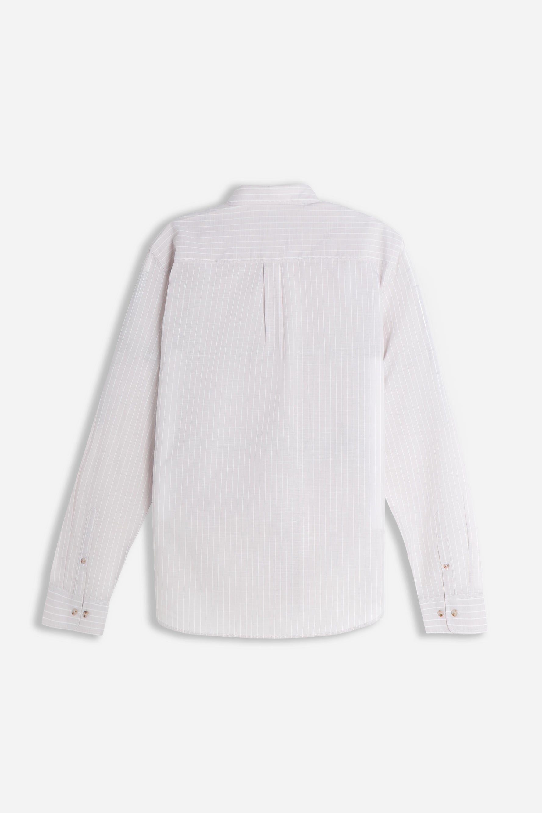 CAMICIA COTONE SLUB GRIGIO