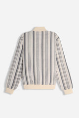GIUBBOTTO BOMBER MISTO LINO F-BEIGE