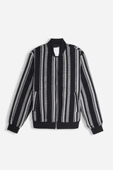 GIUBBOTTO BOMBER MISTO LINO F NERO