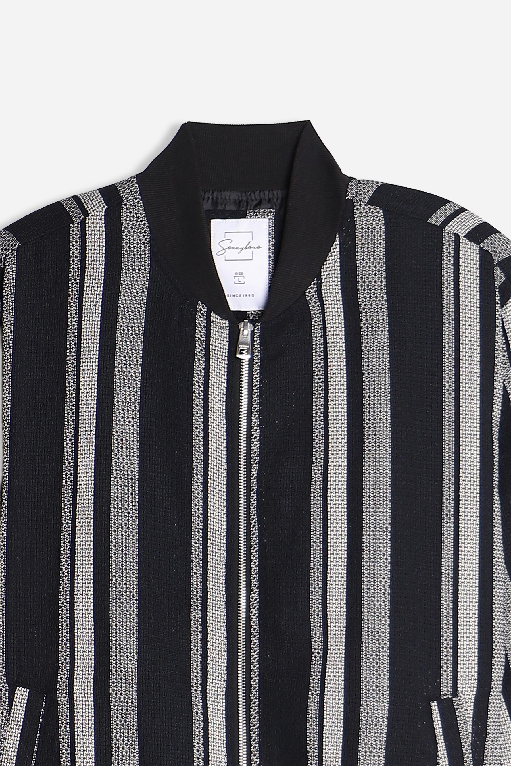 GIUBBOTTO BOMBER MISTO LINO F NERO