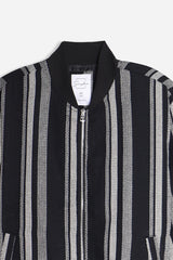GIUBBOTTO BOMBER MISTO LINO F NERO