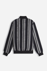 GIUBBOTTO BOMBER MISTO LINO F NERO