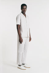 PANTALONE IN SLUB EFFETTO LINO FANGO